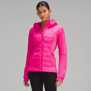 NEW Lululemon Womens Sonic Pink Down For It All Jacket Running 700 Fill Size 2